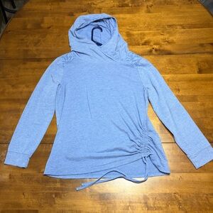 St. John's Bay Light Blue Women's Cowl Neck Sweater